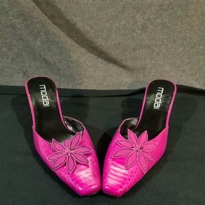 Brand new fusia slip ons